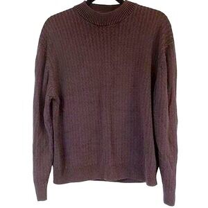 Vintage Baracuta Sweater Men's size Large ribbed gray brown